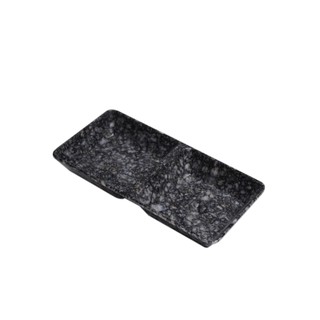 10 cái chén chấm 2 ngăn Melamine Vân Đá Kem/Đen/Xanh/Ngọc/Cam (C103-VD)