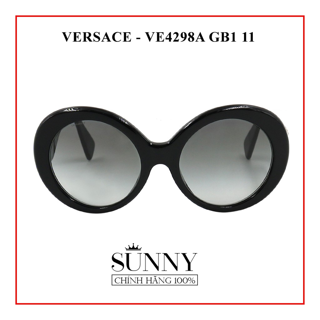 Kính mát chính hãng nam nữ Versace VE4298A GB1/11 màu sắc thời trang, thiết kế dễ đeo bảo vệ mắt