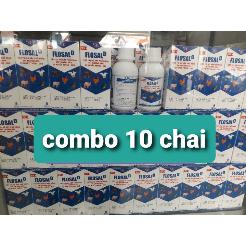 combo 10 chai flosal D 100ml.