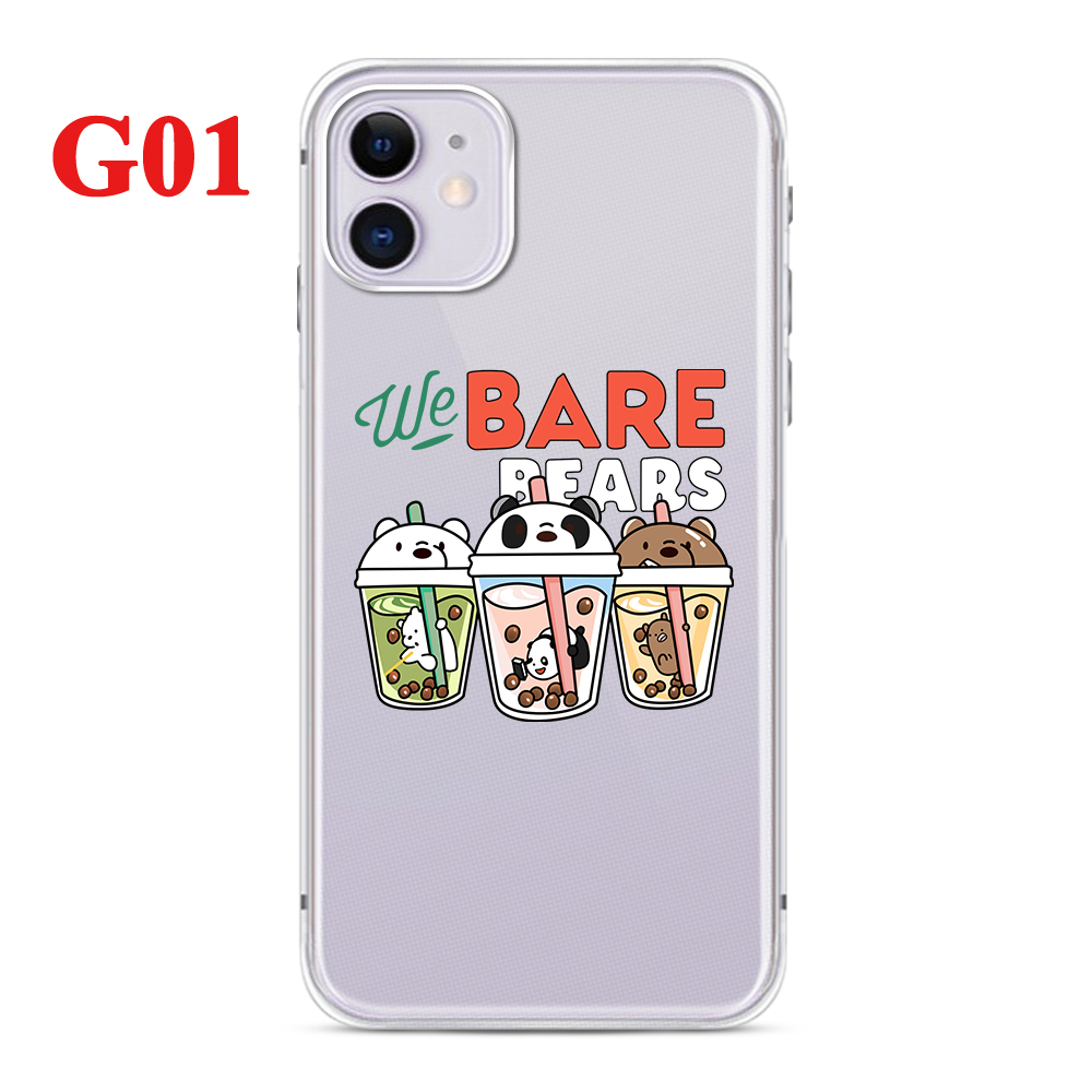 Ốp Lưng Dẻo In Hình We Bare Bear Cho Iphone 12 12pro 12promax 11 11promax X Xs Xr Xsmax 7 8 7plus 8plus Se 2020