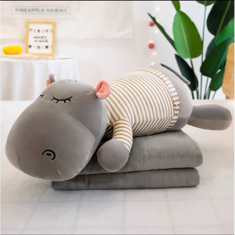 Ga gối văn phònh,Thú kèm chăn mềm mịn