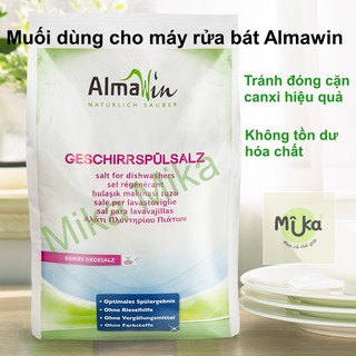 Muối rửa bát hữu cơ Almawin chuyên dùng cho máy rửa chén bát làm mềm nước tránh đóng cặn