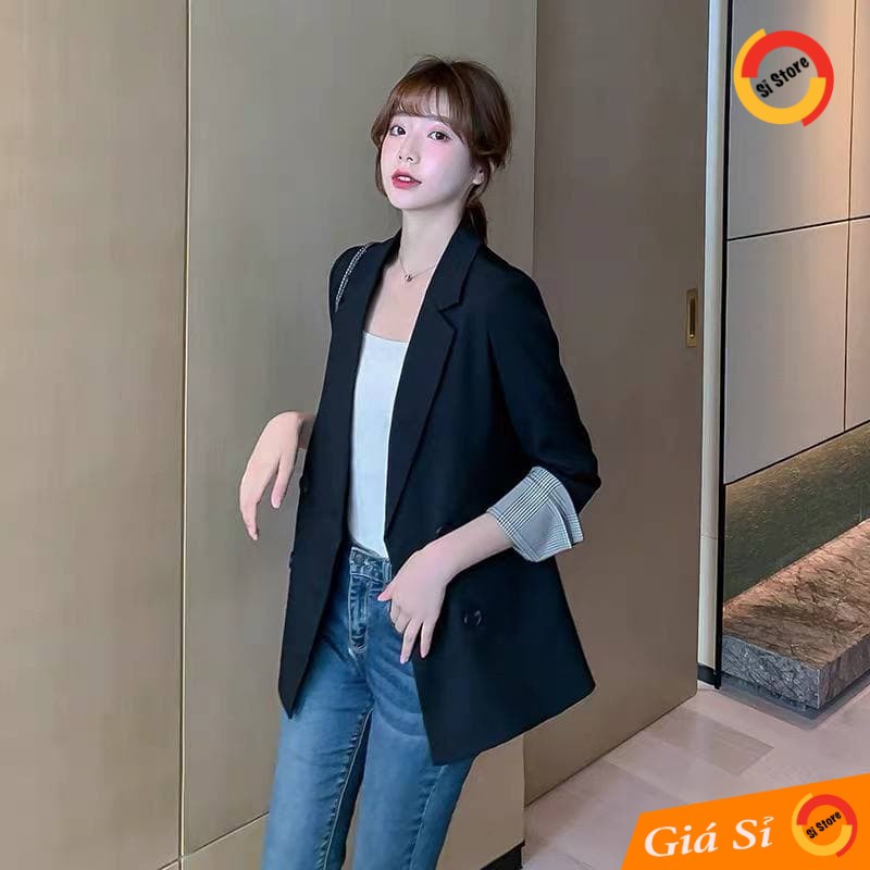 Áo Vest Cổ Tay Caro (HỒNG+TRẮNG+ĐEN) | BigBuy360 - bigbuy360.vn