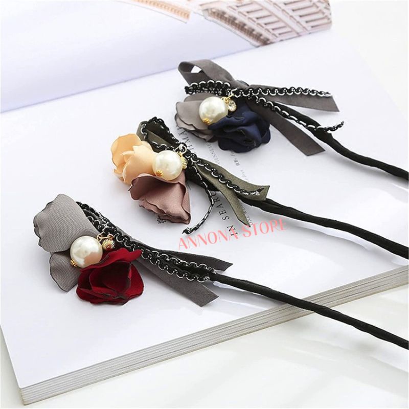 KẸP BÚI TÓC BÔNG HOA THỜI TRANG NỮ TÍNH