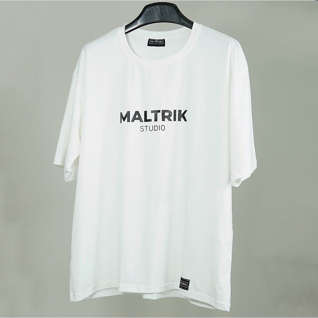 Áo phông nam nữ MALTRIK Studio form rộng unisex áo thun BIGSIZE basic chất cotton thoáng mát có size lớn đến 110kg