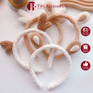 Bờm tai thú bông 🧸 freeship 🧸 cài tóc băng đô rửa mặt tai gấu cute phụ kiện thời trang nữ dễ thương - tibi.accessories
