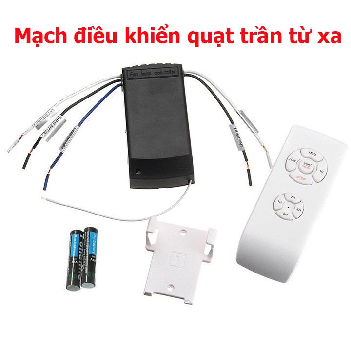 Bộ điều khiển quạt trần từ xa - công tắc điều khiển quạt trần, mạch điều khiển quạt từ xa - Esmarthome