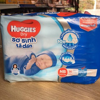 {Mẫu mới}Bỉm Huggies sơ sinh tã dán XS 40 miếng,XS74 miếng.