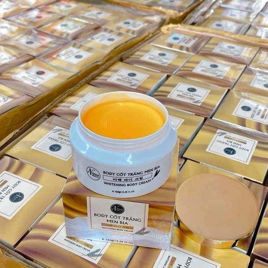 Kem Body Dưỡng Trắng Da Cốt Men Bia 150Gram Nicos Thanh Nhi + Tặng gói ttbc Body