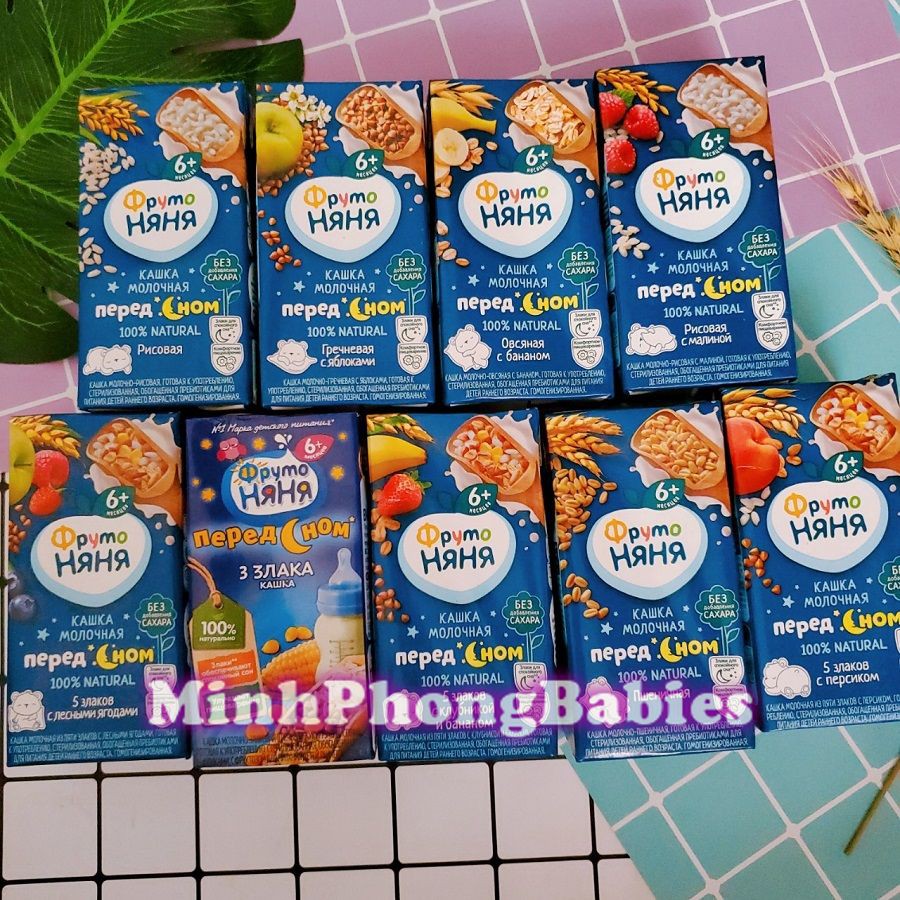 Sữa Ban Đêm Fruto Nga Cho Bé 6 Tháng 200ml