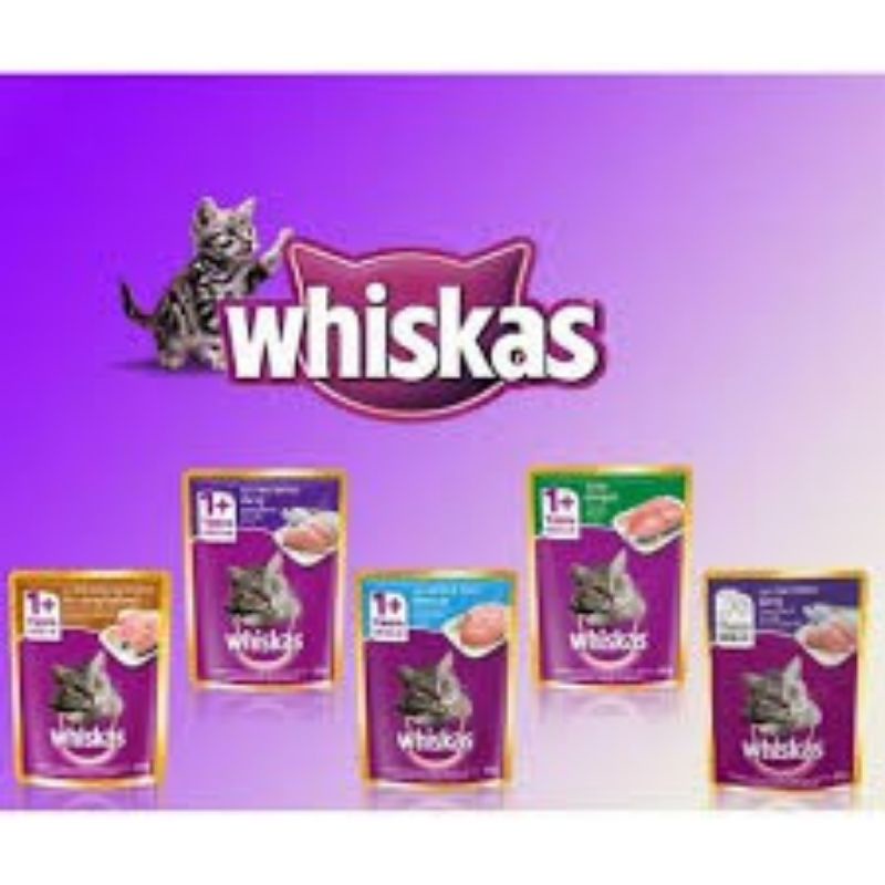 pate whiskas 80g dành cho mèo trưởng thành trên 12 tháng