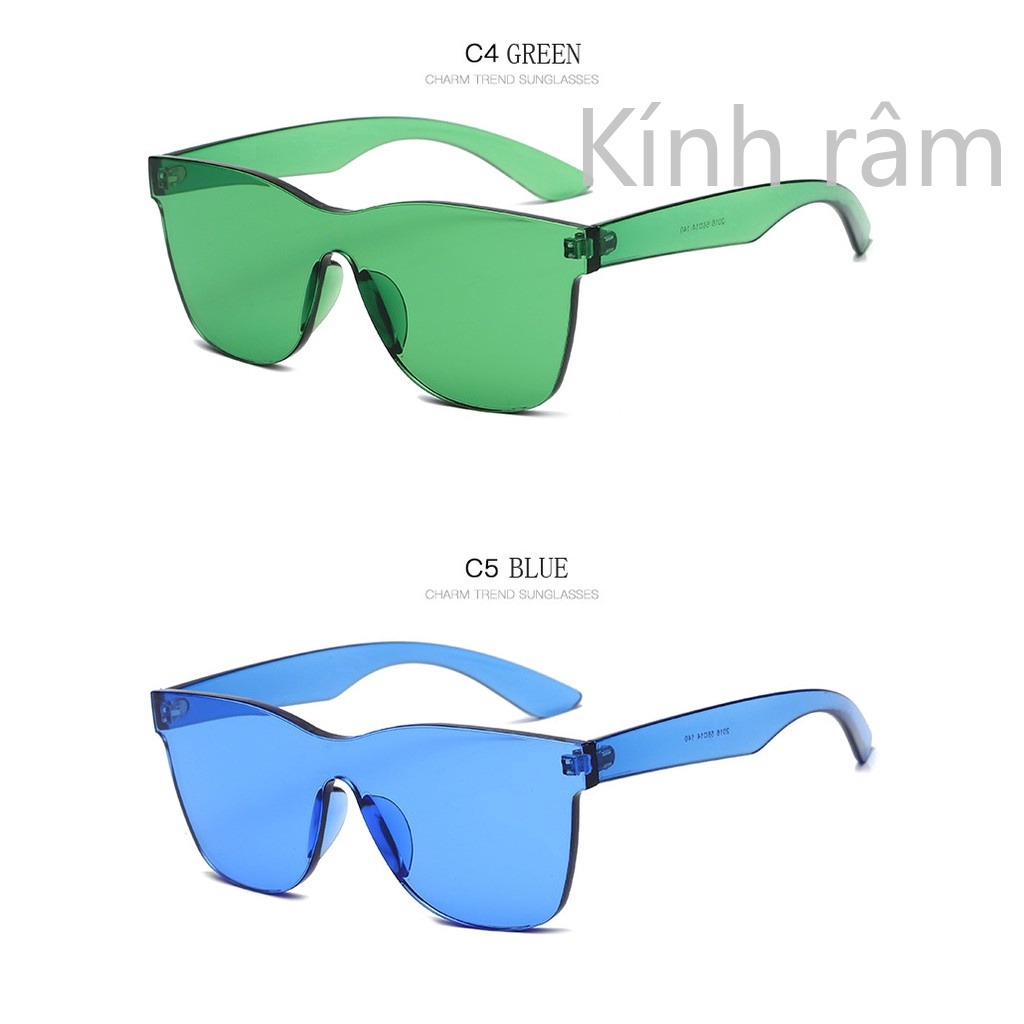 Kính mát không gọng thời trang cá tính cho nữ