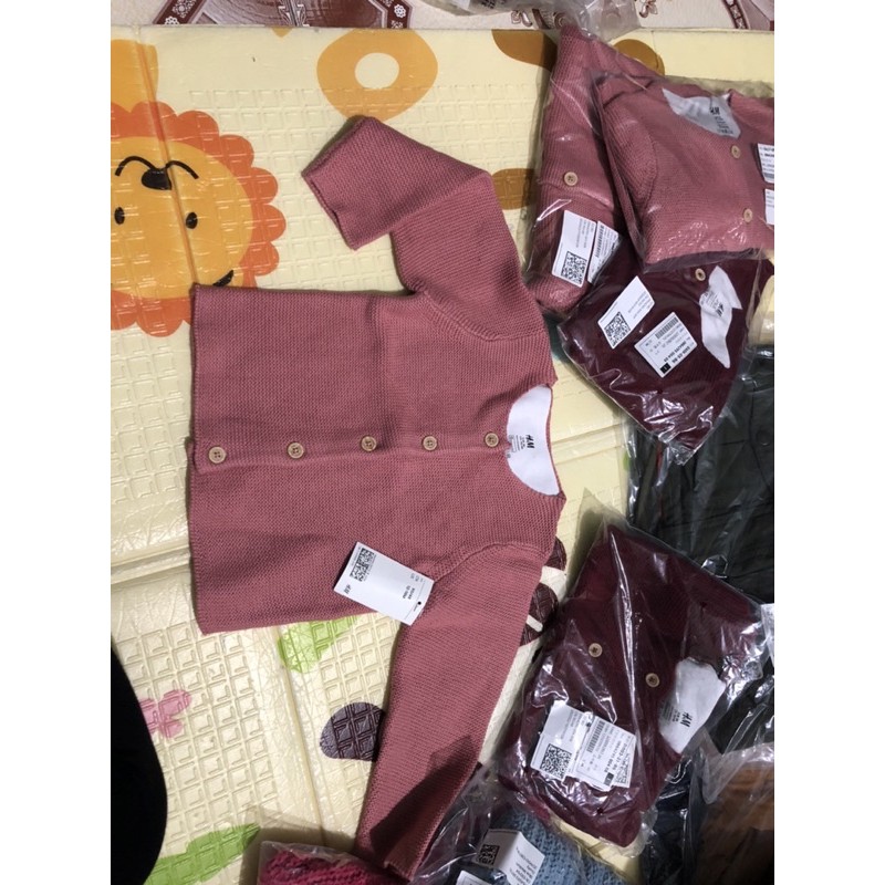 Áo len hm cho bé gái hàng auth