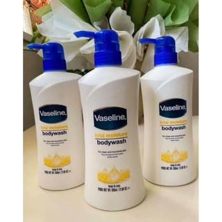 [💯Chính Hãng] Sữa Tắm Mịn Da Vaseline Total Moisture Mỹ 650ml