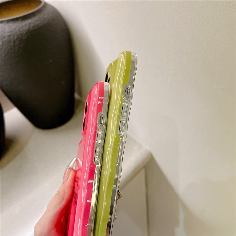 Ốp Điện Thoại Mềm Màu Neon In Chữ Tiếng Anh Cho iphone 13 12 11 Pro Max X XR XS Max