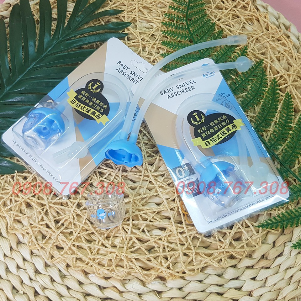 Hút Mũi Dây Sơ Sinh Silicon Mềm Kuku - Ku5342 - 4712430153428