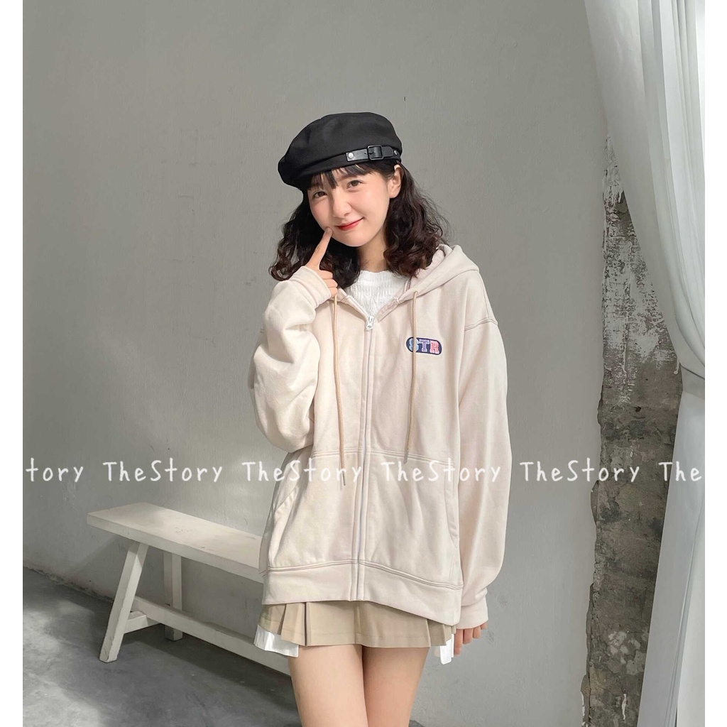 Áo Hoodie Zip SS7 viền chỉ, thêu logo  A2139