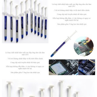 Keo tản nhiệt làm mát CPU (tuýp nhỏ)