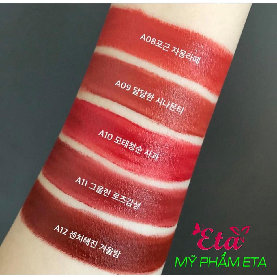 Son kem lì Black ROUGE Air Fit Velvet Tint siêu mịn siêu lì ver1-3 A01-A17 | BigBuy360 - bigbuy360.vn