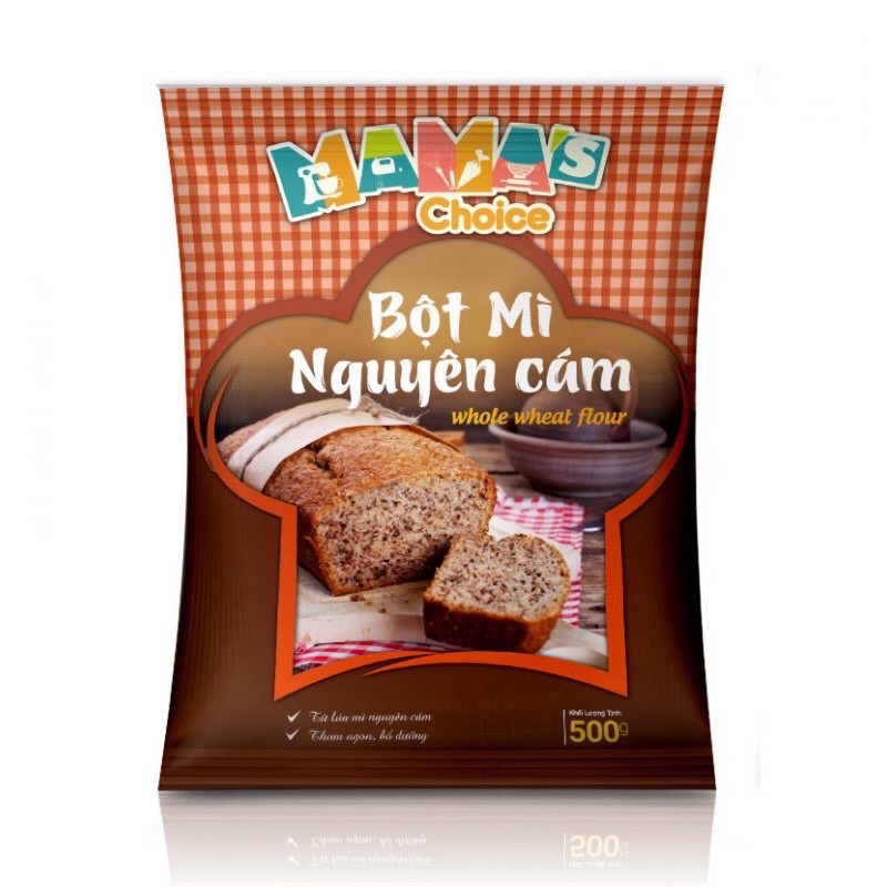 Bột mì nguyên cám Mama's Choice 500gr