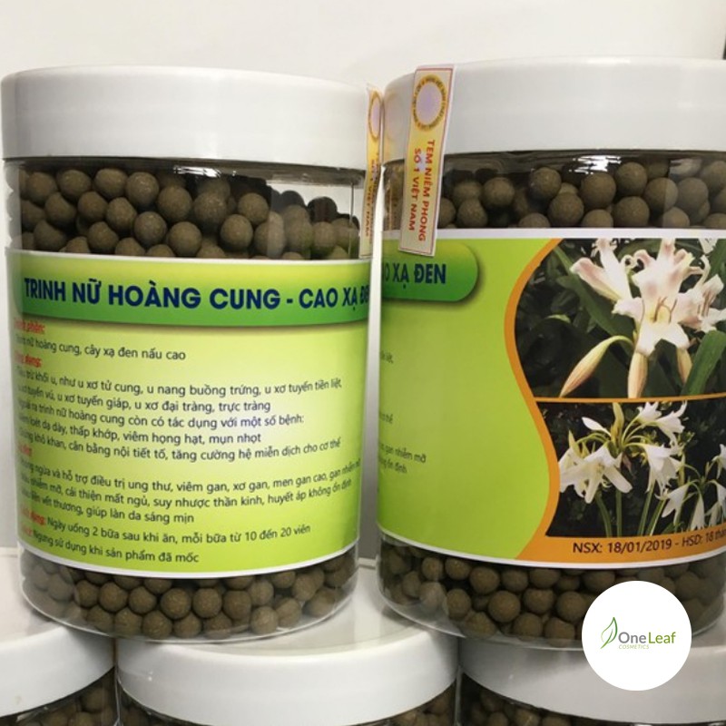 500gr viên trinh nữ hoàng cung cao xạ đen cao cấp có giấy chứng nhận ATTP - L934