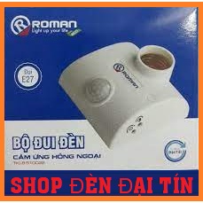 Đui đèn cảm ứng hồng ngoại ROMAN HÀNG VIỆT NAM CHẤT LƯỢNG CAO BẢO HÀNH 2 NĂM