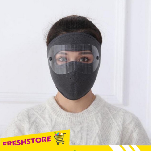 Khẩu Trang Ninja Nam Nữ Che Kín Toàn Mặt Kín Cổ Lót Nỉ Siêu Ấm Có Kính KTN01KHNX - Freshstore | BigBuy360 - bigbuy360.vn