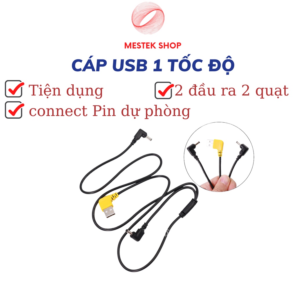 Cáp kết nối quạt điều hòa USB