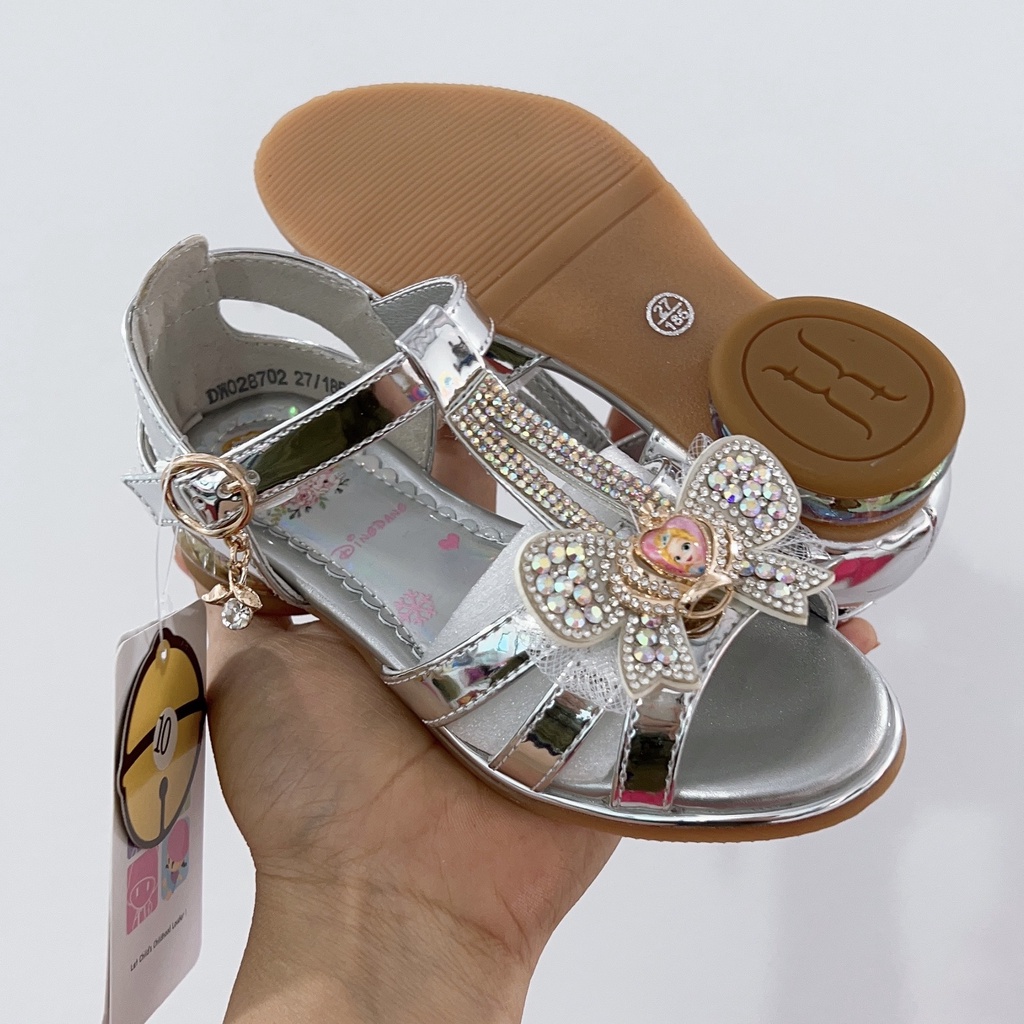 Sandal elsaaa có gót cho bé thời trang, ảnh thật shop chụp mã 0722