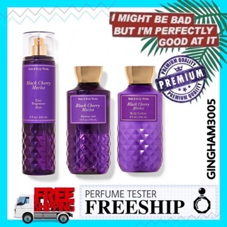 ✦GH✦ Xịt thơm toàn thân Bath & Body Works BLACK CHERRY MERLOT fullseal