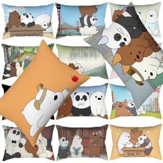 30 * 50cm We Bare Bear Polyester Gối Trang Trí Nhà Cửa Cho Đệm Trang Trí Nhà Cửa