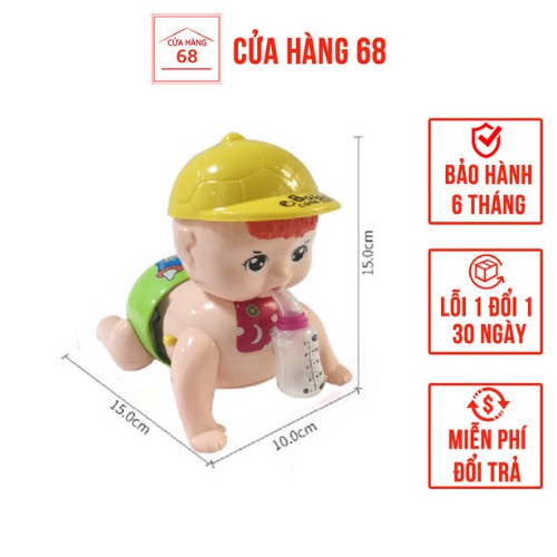 Đồ chơi em bé tập bò có nhạc,có ánh sáng vui nhộn- TR359