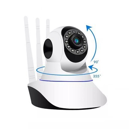 Camera Ip Wifi V380 Cctv Baby Cam Smart Camera 3 Antenna 720p