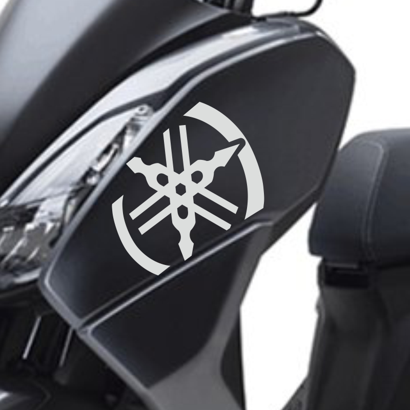 Hàng sẵn có 2 tờ YAMAHA Nhãn dán phản quang Swift Eagle Side Sticker Big Tuning Fork Dán xe hơi Nhãn