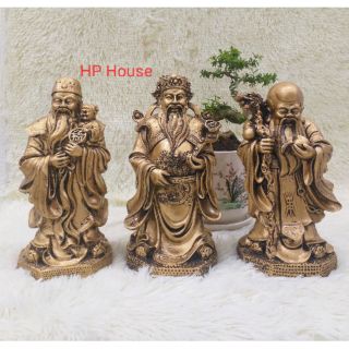 Tượng Phúc Lộc Thọ ( cao 30cm, may mắn, sức khoẻ, tài lộc)