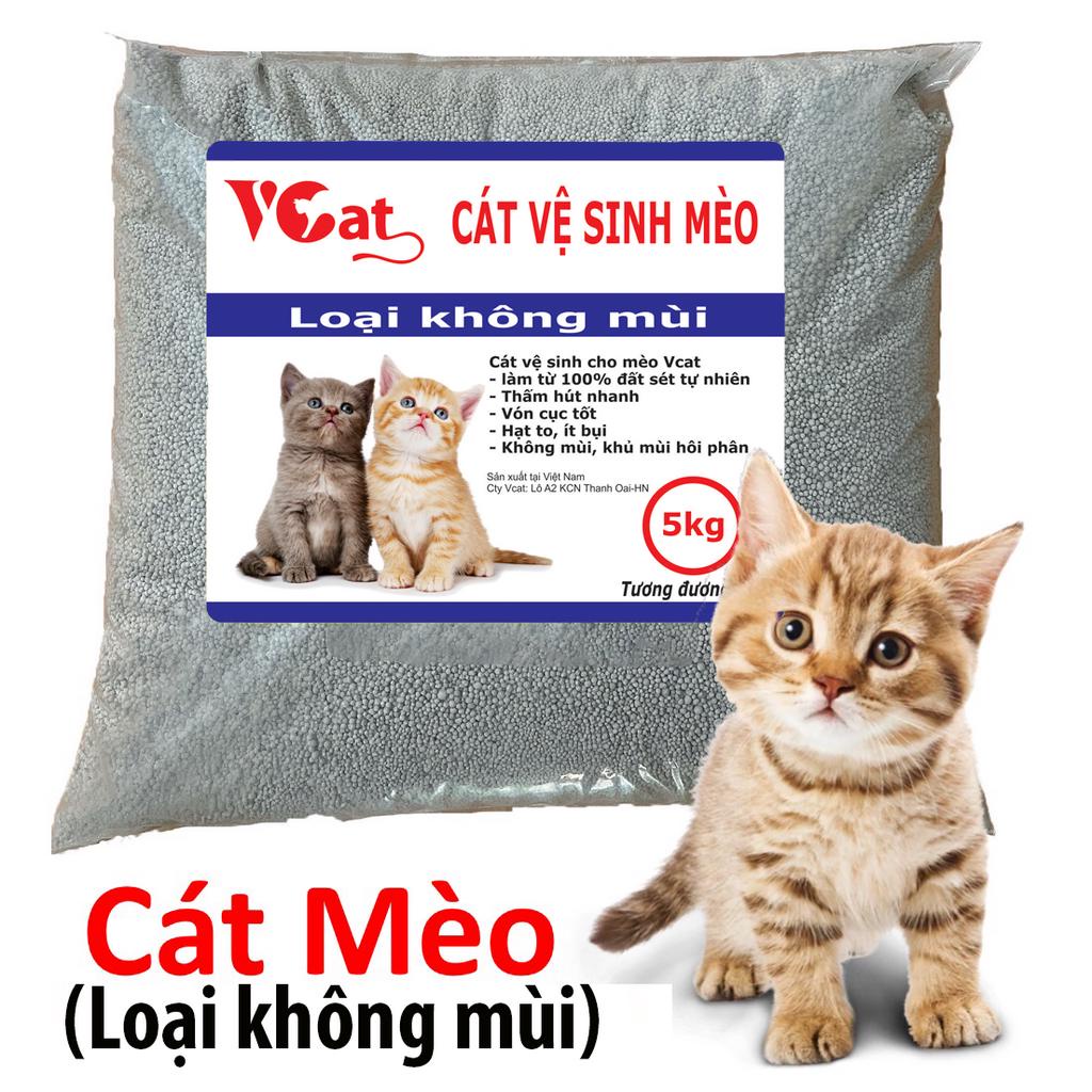 VCAT CÁT VỆ SINH CHO MÈO Cát Than hoạt tính khử mùi