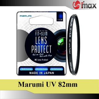 Kính lọc Filter Marumi Fit & Slim Lens Protect 82mm + Bóng thổi bụi