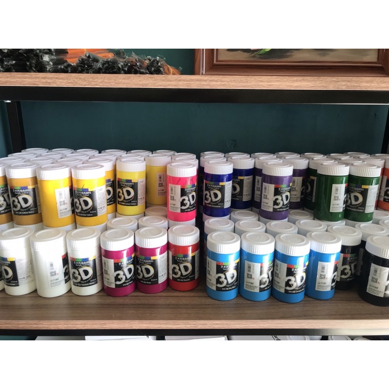(GIÁ RẺ) Màu acrylic 3D chinjoo 300ml