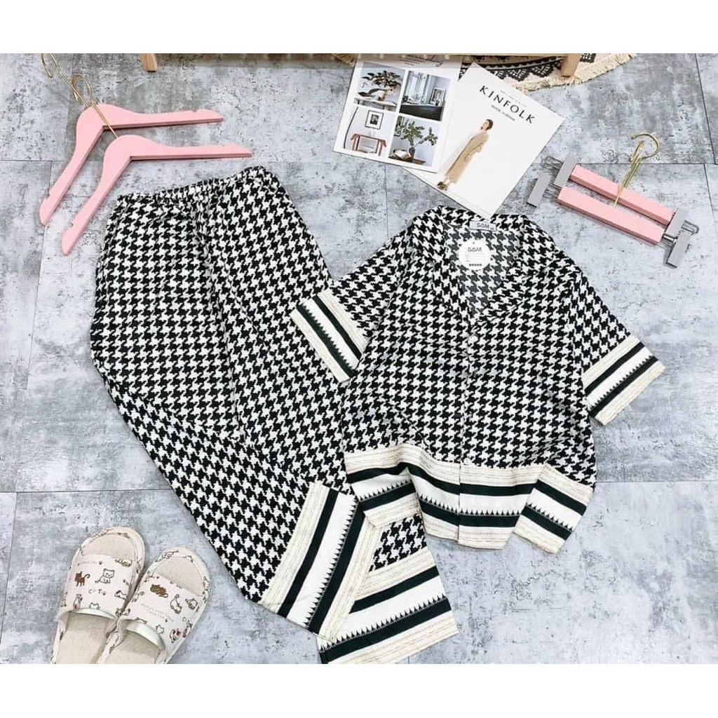 Bộ Ngủ Lụa Pijama 03