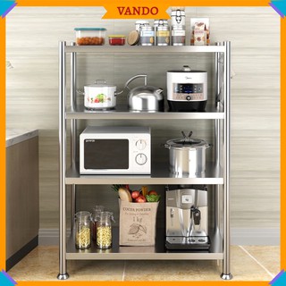 [𝗙𝗿𝗲𝗲𝘀𝗵𝗶𝗽] Kệ để đồ, lò vi sóng, nồi cơm điện ĐA NĂNG bằng inox 304, chống han gỉ