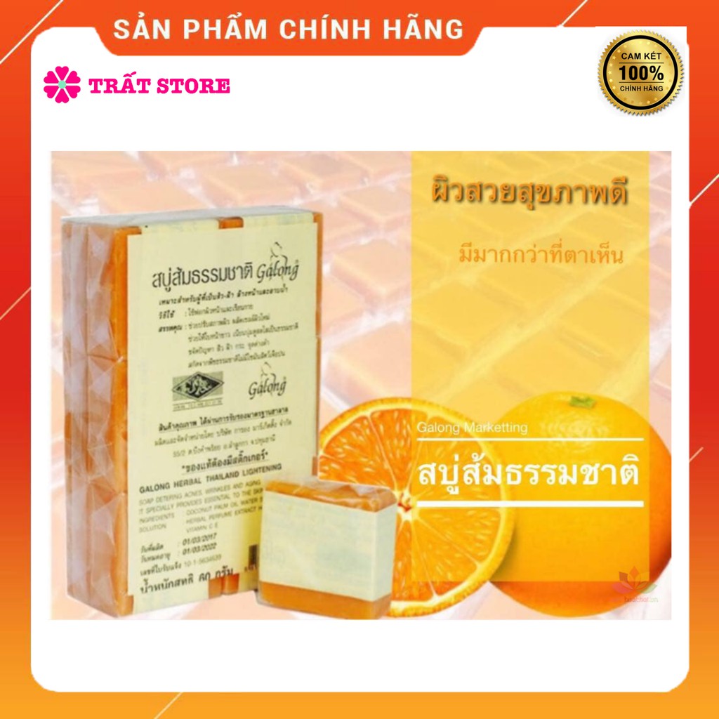 XÀ PHÒNG NGHỆ CAM GALONG THÁI LAN CHÍNH HÃNG | BigBuy360 - bigbuy360.vn