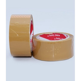 Băng dính vàng - băng dính trong lõi mỏng đóng hàng khổ dày - HOKAMI STORE