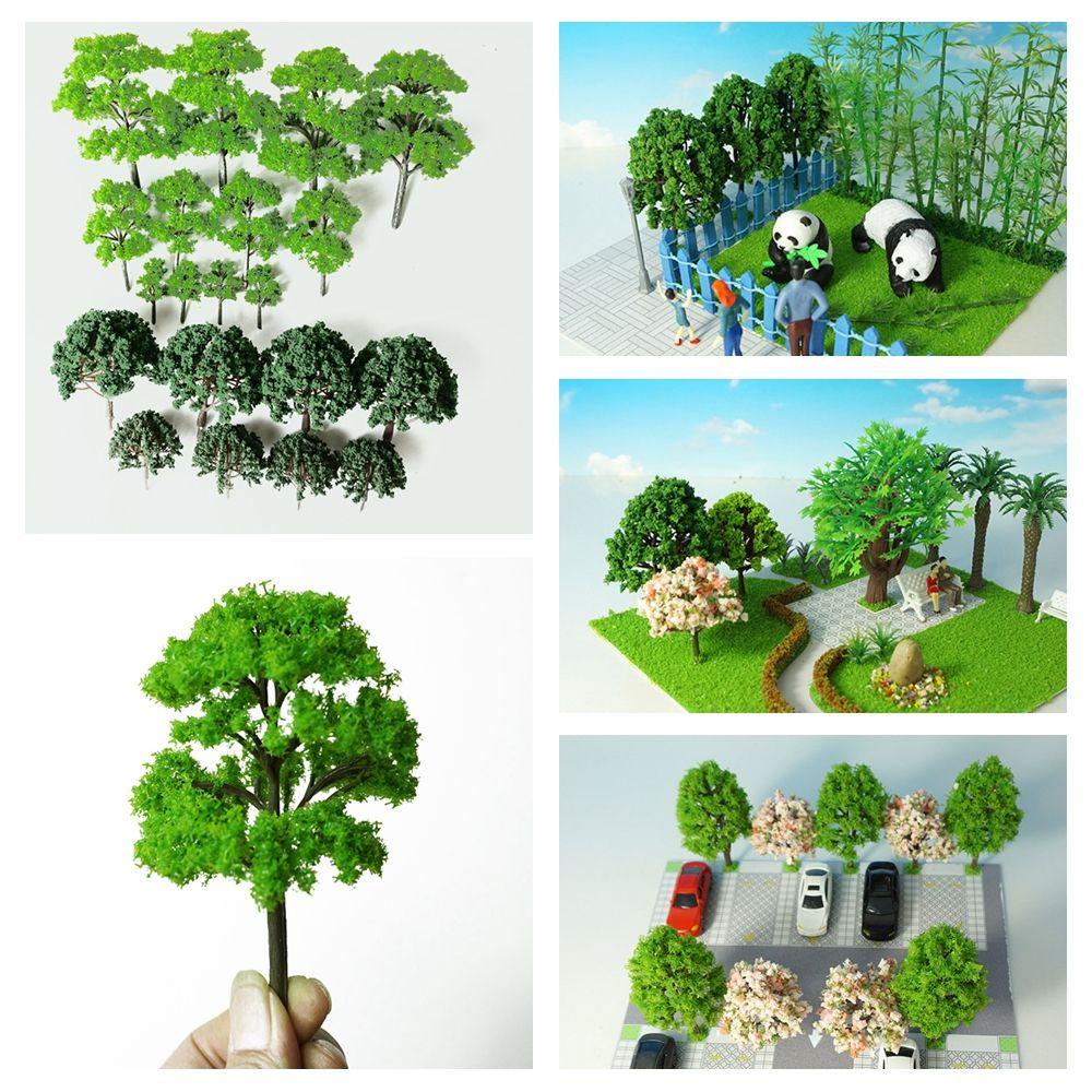 Bộ 20 Đồ trang trí Cây Giả Dùng Trang Trí Tiểu Cảnh DIY