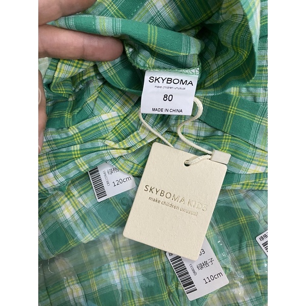 Váy Cộc Tay Mùa Hè Váy Bé Gái SKYBOMA KIDS Mẫu Mới 2022 Cho Bé Gái [Ảnh Thật]