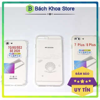 Ốp iphone, ốp lưng trong suốt chống sốc - iphone 7, 8, se, 7 plus, 8 plus