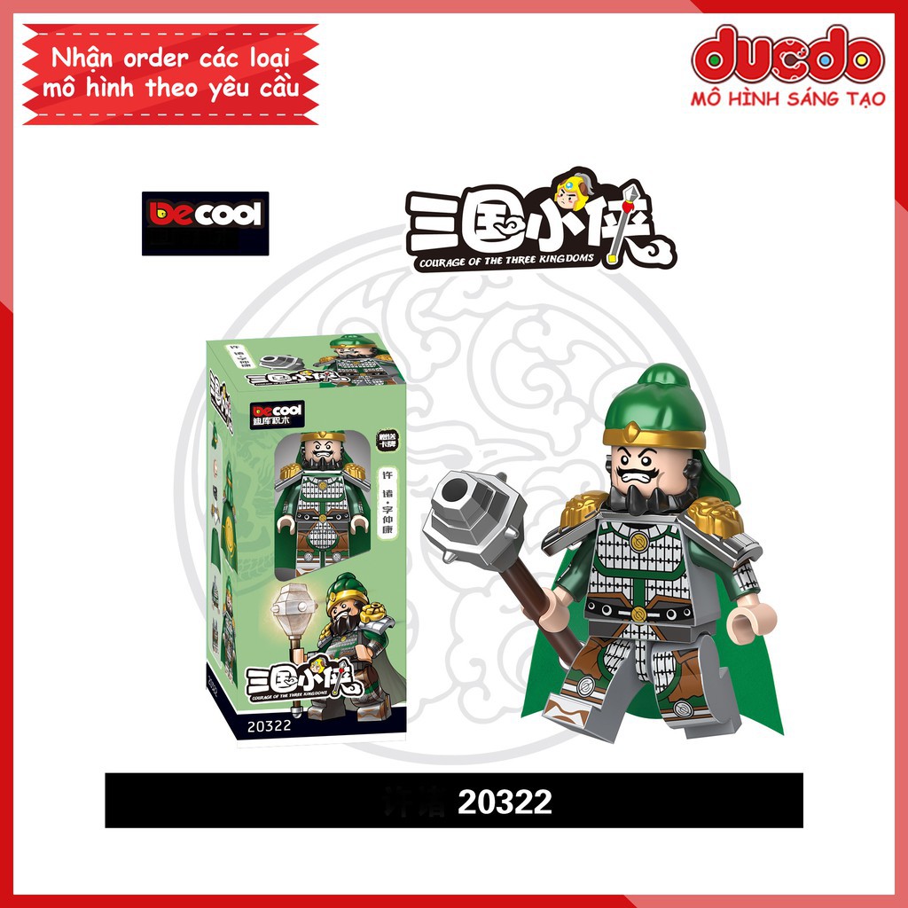 ☢✁♞[Có sẵn] Decool 2030D Minifigures các nhân vật tướng TAM QUỐC tuyệt đẹp - Đồ chơi Lắp ghép Xếp hình Mô Mini