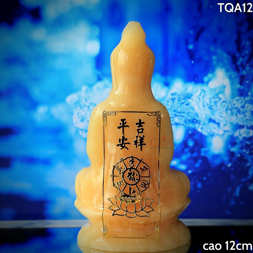 Tượng Phật Quan Âm và Linh Phù Bình An (tặng kèm đế hoa sen dán xe hơi) | BigBuy360 - bigbuy360.vn