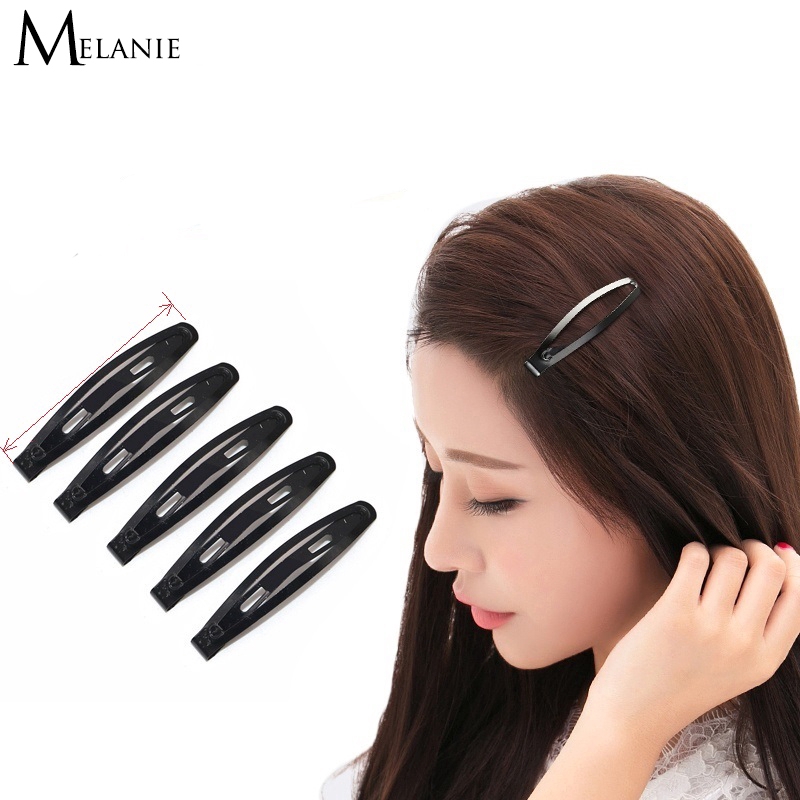 Bộ 12 cây kẹp tóc màu trơn xinh xắn cho bạn nữ