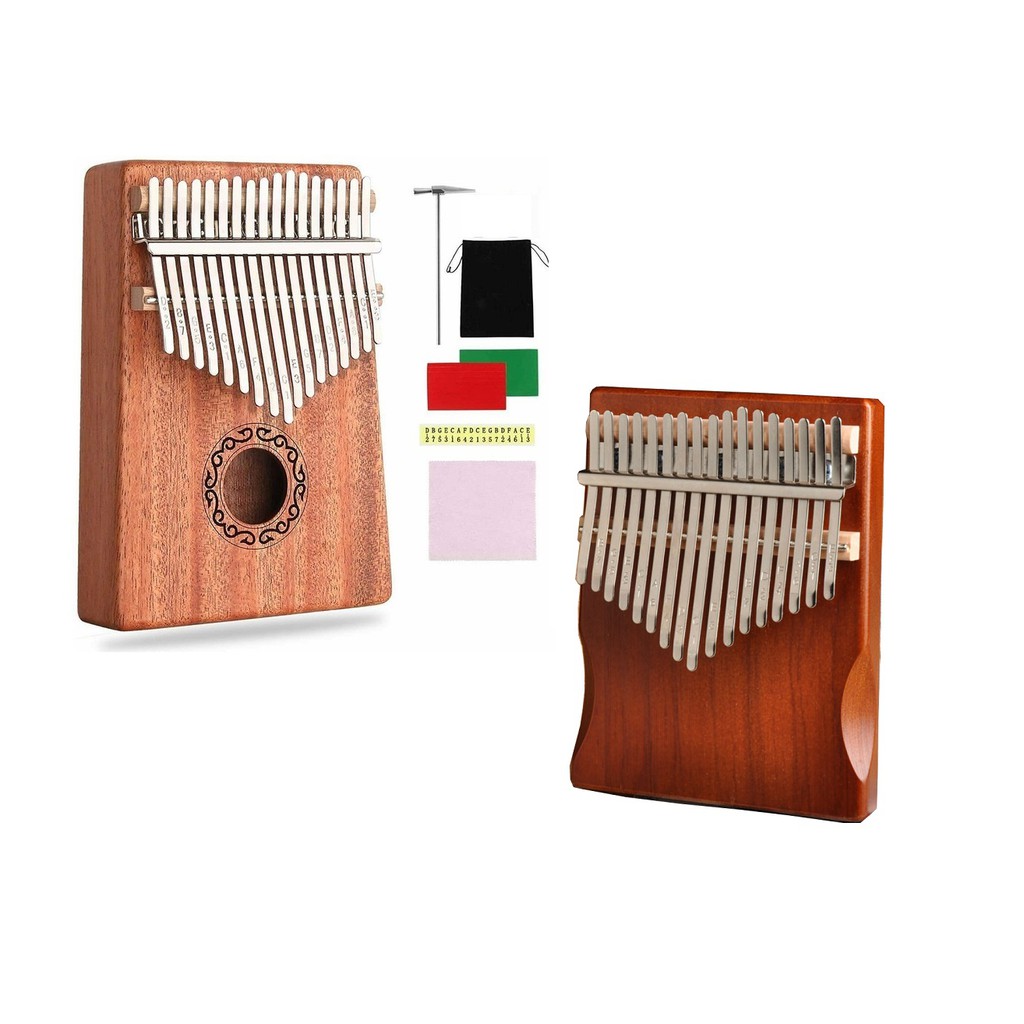 Combo đàn kalimba nguyên khối âm vang ấm và đàn kalimba cộng hưởng âm vang to IME-17TN001