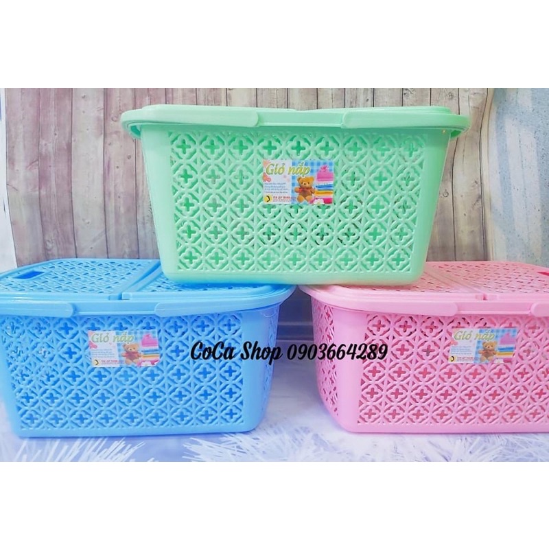Giỏ nhựa đựng đồ đi sinh Duy Tân loại lớn